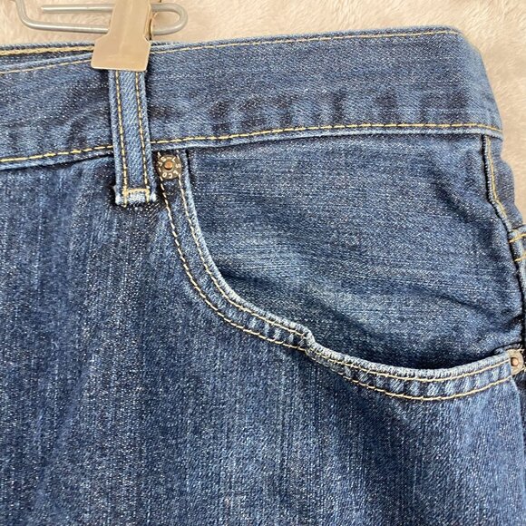 Levis Mens 559 Jeans 44x32 Relaxed Straight Leg Blue Denim - Picture 11 of 16